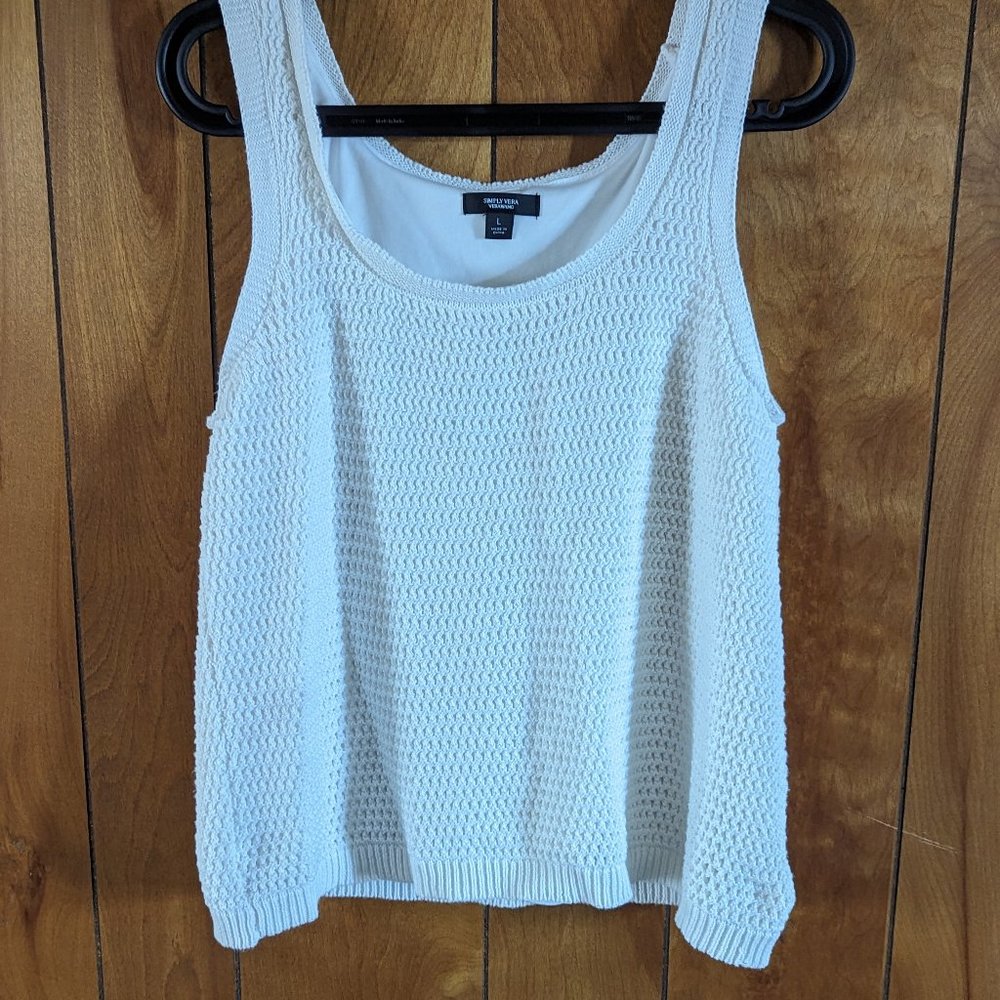 Simply Vera Sweater Tank Top
